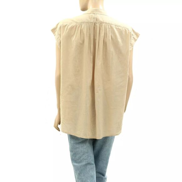 Nili Lotan Normandy Shirt Tunic Top Oversized Cotton Kimono Formal XL NEW 283768 - Picture 7 of 8